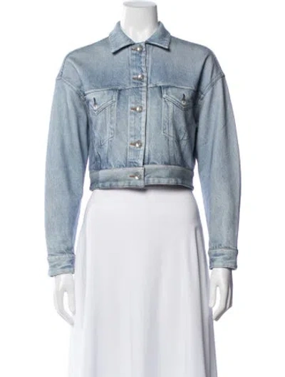 Pre-owned Rag & Bone Denim Jacket In Blue