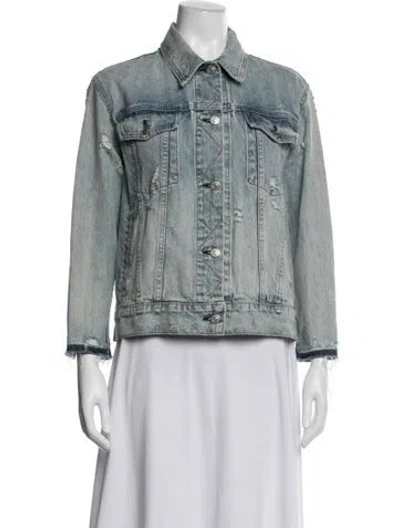 Pre-owned Rag & Bone Denim Jacket In Blue