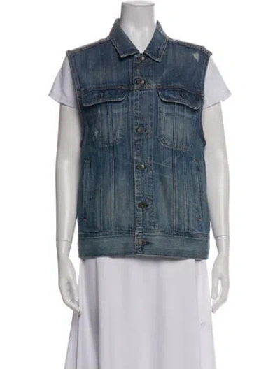 Pre-owned Rag & Bone Denim Jacket In Blue