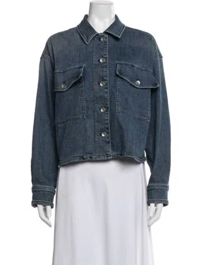 Pre-owned Rag & Bone Denim Jacket In Blue