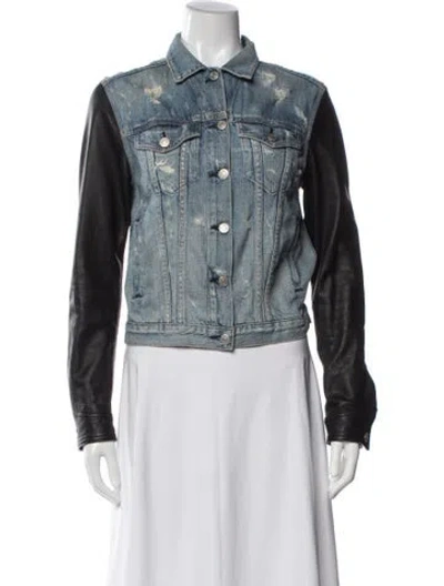 Pre-owned Rag & Bone Denim Jacket In Blue