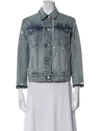 Pre-owned Rag & Bone Denim Jacket In Blue