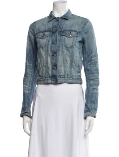 Pre-owned Rag & Bone Denim Jacket In Blue