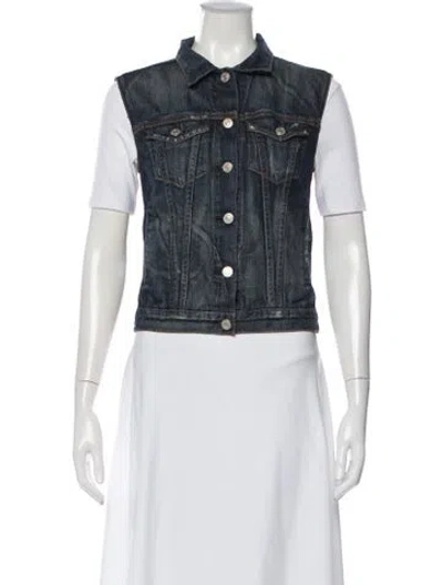 Pre-owned Rag & Bone Denim Jacket In Blue