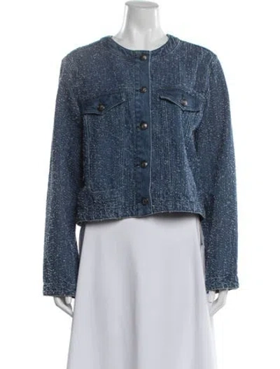 Pre-owned Rag & Bone Denim Jacket In Blue