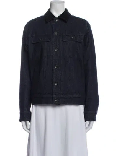 Pre-owned Rag & Bone Denim Jacket In Blue