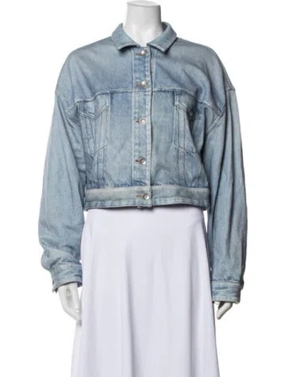 Pre-owned Rag & Bone Denim Jacket In Blue