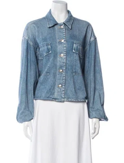 Pre-owned Rag & Bone Denim Jacket In Blue