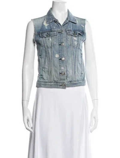 Pre-owned Rag & Bone Denim Jacket In Blue