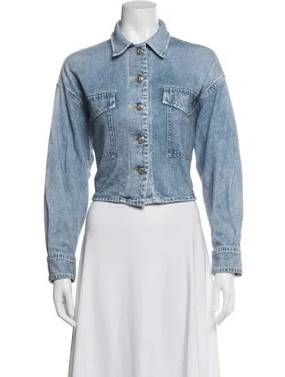 Pre-owned Rag & Bone Denim Jacket In Blue