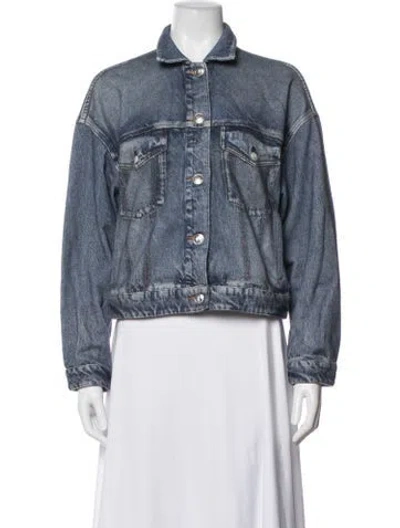 Pre-owned Rag & Bone Denim Jacket In Blue