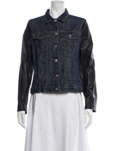 Pre-owned Rag & Bone Denim Jacket In Blue