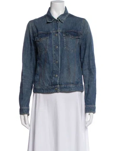 Pre-owned Rag & Bone Denim Jacket In Blue