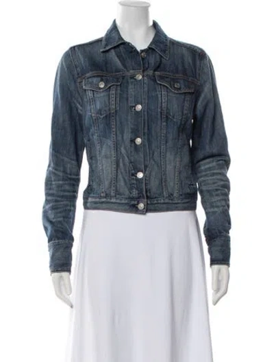 Pre-owned Rag & Bone Denim Jacket In Blue