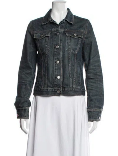 Pre-owned Rag & Bone Denim Jacket In Blue