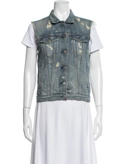 Pre-owned Rag & Bone Denim Jacket In Blue