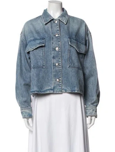 Pre-owned Rag & Bone Denim Jacket In Blue