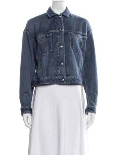 Pre-owned Rag & Bone Denim Jacket In Blue
