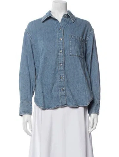 Pre-owned Rag & Bone Denim Jacket In Blue