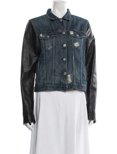 Pre-owned Rag & Bone Denim Jacket In Blue