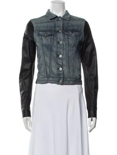 Pre-owned Rag & Bone Denim Jacket In Blue