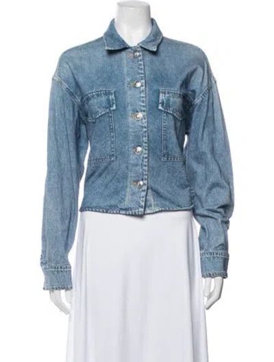 Pre-owned Rag & Bone Denim Jacket In Blue