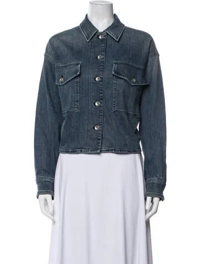 Pre-owned Rag & Bone Denim Jacket In Blue