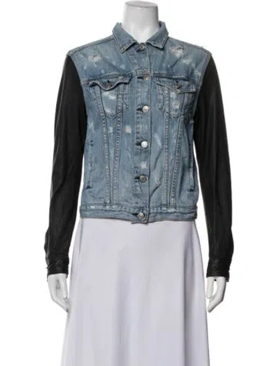 Pre-owned Rag & Bone Denim Jacket In Blue