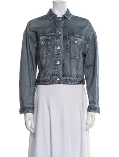 Pre-owned Rag & Bone Denim Jacket In Blue