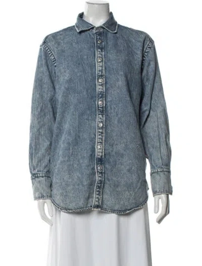Pre-owned Rag & Bone Denim Jacket In Blue