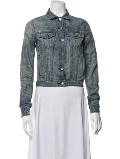 Pre-owned Rag & Bone Denim Jacket In Blue