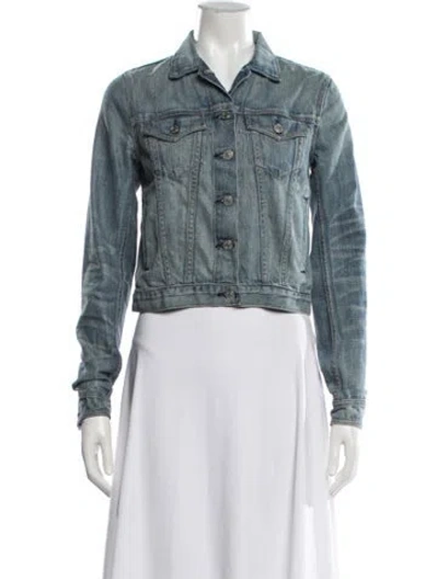 Pre-owned Rag & Bone Denim Jacket In Blue