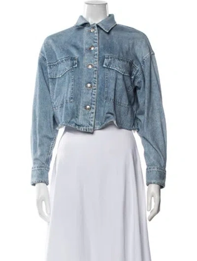 Pre-owned Rag & Bone Denim Jacket In Blue