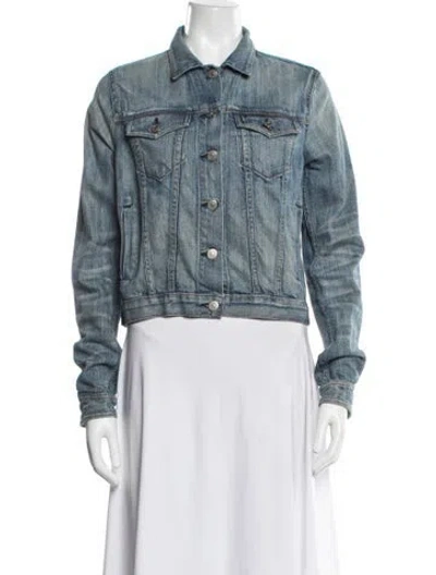 Pre-owned Rag & Bone Denim Jacket In Blue