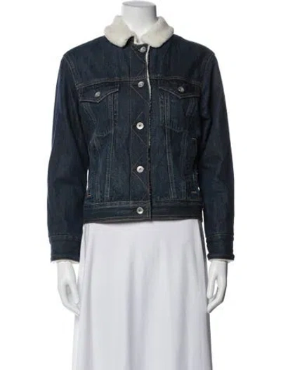 Pre-owned Rag & Bone Denim Jacket In Blue