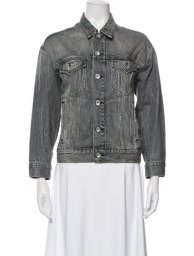 Pre-owned Rag & Bone Denim Jacket In Gray