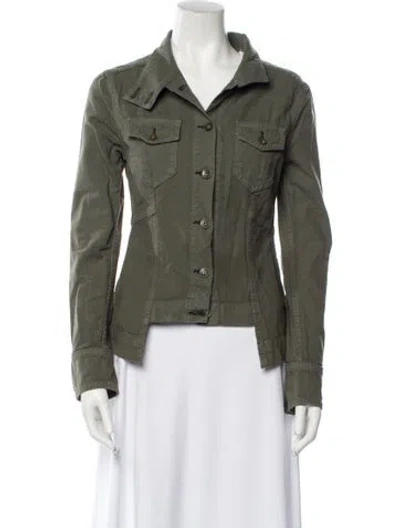 Pre-owned Rag & Bone Denim Jacket In Green