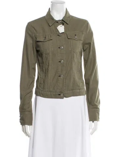Pre-owned Rag & Bone Denim Jacket In Green