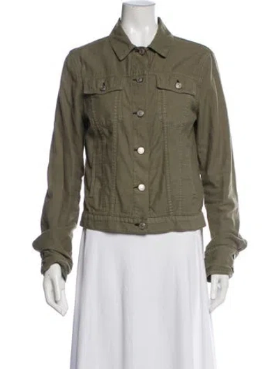 Pre-owned Rag & Bone Denim Jacket In Green