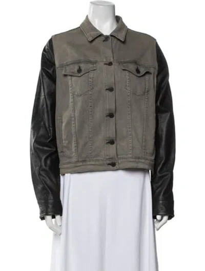 Pre-owned Rag & Bone Denim Jacket In Grey