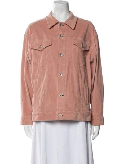 Pre-owned Rag & Bone Denim Jacket In Pink