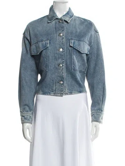 Pre-owned Rag & Bone Denim Jacket W/ Tags In Blue