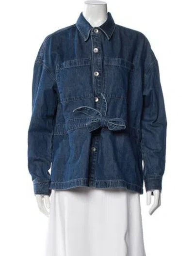 Pre-owned Rag & Bone Denim Jacket W/ Tags In Blue