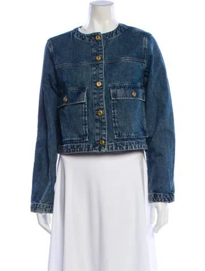 Pre-owned Rag & Bone Denim Jacket W/ Tags In Blue