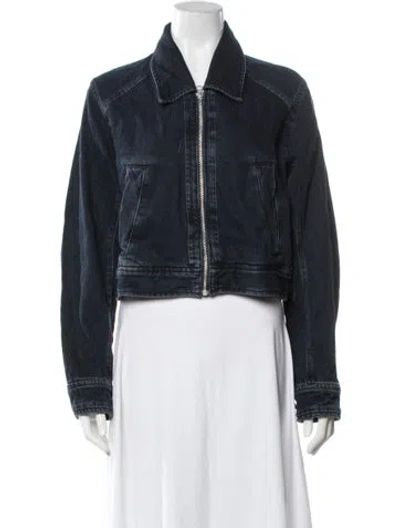 Pre-owned Rag & Bone Denim Jacket W/ Tags In Blue