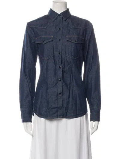 Pre-owned Rag & Bone Denim Jacket W/ Tags In Blue