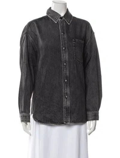 Pre-owned Rag & Bone Denim Jacket W/ Tags In Gray