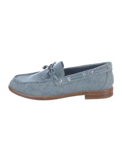 Pre-owned Rag & Bone Denim Loafers In Blue