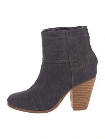 Pre-owned Rag & Bone Denim Printed Boots In Brown