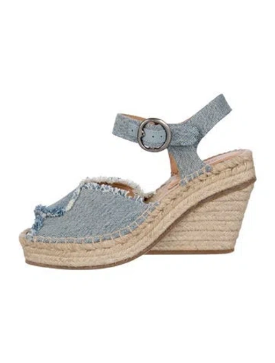 Pre-owned Rag & Bone Denim Pumps In Blue